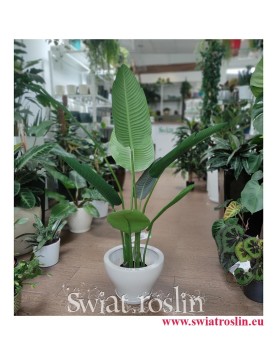 Sztuczna Strelicja Nicolai - sztuczna Strelicja Biała, sztuczne rośliny do biura, sztuczne rośliny do firmy, wysyłka roślin