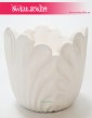 Osłonka Ceramiczna Kielich Tulipan Biała